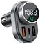 Автомобільний зарядний пристрій Proove FM Launcher Sound Link 30W (PD+QC3.0) Type-C+USB black (FMSL30110001) - мініатюра 2