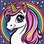 Набір для розпису по номерах для дітей 5+ Райдужна єдиноріжка, Ideyka, 25x25 см, КНО6293 - мініатюра 1