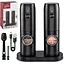 Virklyee USB Charging Pepper Mills Електричні млини для солі та перцю Набір з 2 регульованих шорстків зі світлодіодним - мініатюра 1