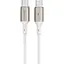 Кабель Proove Flex Metal USB-C to USB-C 60W 1m White (CCFM60002202) [130347] - миниатюра 1