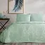 Постельное белье с жаккардовым покрывалом-пике Flava Green / простыня на резинке Tac pbe0051422 - миниатюра 1