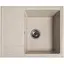 Гранітна кухонна мийка Romzha Cerand Bezhvy (401) з крилом - мініатюра 1