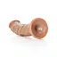 Фалоімітатор RealRock Curved Realistic Dildo 6" 17.5 см (коричневий) - мініатюра 8