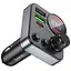 АЗП з FM-модулятором HOCO E86 Alegria 48W dual port PD30W+QC3.0 car BT FM transmitter Black - мініатюра 5