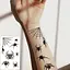 Набір дитячих тимчасових тату "Halloween black" tatto-halloween-black-set-30 - мініатюра 4