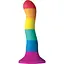 Фаллоимитатор Colours Pride Edition 6" Wave Dildo 15.2 см радужный - миниатюра 1