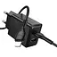 МЗП Hoco N71 Nuevo PD30W+QC3.0 (1USB-A/1C) + кабель Type-C to Lightning Black - мініатюра 3