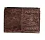 Обложка кожзам на паспорт Карта 52838, тиснение золотом Бронзовый - миниатюра 1