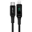 Кабель Acefast C6-01 з дисплеєм Type-C to Lightning PD 30W 1.2 м чорний - мініатюра 1