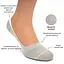 Набор 4 паров бесшовных дышащих следов с силиконом ORGANIC cotton JILL ANTONY 35-37 women's - миниатюра 2