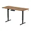 Стол с электрорегулировкой высоты Officepro ODE1670DW Dark Wood/Black (ODE1670DW) - миниатюра 2