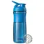 Шейкер спортивний BlenderBottle SportMixer Flip 28oz/820 мл Cyan (SM 28oz Cyan) - мініатюра 1