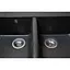 Кухонная мойка Romzha Valuri 78-2D Grafit (201) - миниатюра 2