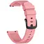 Ремінець силіконовий Tamister для годинника 20 мм Type B рожевий - мініатюра 1