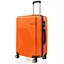 Чемодан Большой (L) Поликарбонат На 4-х Двойных Колесах 120Л POLO ПК019-L Оранжевый - миниатюра 1