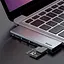 USB-хаб Baseus Harmonica Five-in-one HUB Adapter Grey (CAHUB-K0G) [72625] - мініатюра 5