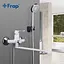 Смеситель для ванны длинный гусак Ø35 Frap 1/10 F2231 Белый - миниатюра 5