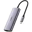 Хаб Ugreen CM252 Usb-C - 3 x Usb 3.0 RJ45 Micro Usb Multifunction Adapter серебристый (60718) - миниатюра 1