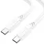 Кабель Borofone BX81 Type-C to Type-C PD 60W 1 м білий - мініатюра 1