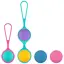 Вагинальные шарики PMV20 Vita Kegel Ball Set для тренировки мышц тазового дна, набор с разным весом - миниатюра 1
