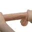 Фалоімітатор Baile Sliding Skin Bendable 10.2'' 26 см тілесний - мініатюра 8