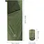 Спальний мішок Naturehike LW180 Mini NH21MSD04 Left Dark Green (697564188434) [146587] - мініатюра 2