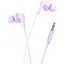 Навушники вакуумні Hoco M114 із мікрофоном фіолетовий - мініатюра 1