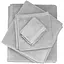 Рушник МВМ My Home Ніжність 70x140 см сіро-блакитний (BT-11 L GRAY/BLUE) - мініатюра 6