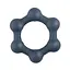 Эрекционное кольцо.Boners Hexagon Cock Ring 3.8 см серый - миниатюра 4
