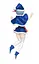Фигурка Taito Rem Re Zero Рем Жизнь в альтернативном мире с нуля Winter Ver 23 см RZ R Wv - миниатюра 4