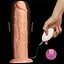Реалістичний вібратор Lovetoy 28 см тілесний - мініатюра 12
