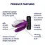 Вібратор для пар Satisfyer Double Fun 9 см фіолетовий - мініатюра 4