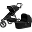 Детская коляска Thule Urban Glide 2 Black on Black с люлькой (TH 10101963) - миниатюра 1
