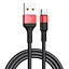 Кабель Hoco X26 Xpress USB - MicroUSB 1 м чорно-червоний - мініатюра 1