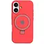 Чохол Epik Silicone Case Full Protective with Ring для Apple iPhone 16, 6.1 Red - мініатюра 1