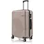 Валіза Середня (М) Полікарбонат На 4-х подвійних колесах 70л POLO ПК004-М Бежевий - мініатюра 1