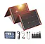 Раскладная солнечная панель 160Вт (2xUSB 1хType) 20В-выход - миниатюра 2
