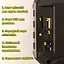 Багатофункціональний портативний FM радіоприймач / Bluetooth-колонка з акумулятором, сонячна панель. MP3-плеєр USB / microSD - мініатюра 5