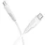 Дата кабель Borofone BX119 New Type-C to Type-C 60W (1m) White - мініатюра 2