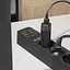 Мережевий фільтр Proove Power Strip P-03 (3 розетки + 4 USB + 2 Type-C) 2М black (PSP342420001) - мініатюра 7