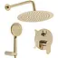 Душова система прихованого монтажу Rea Hyper + Box gold REA-P2001, Золотий - мініатюра 1