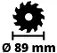 Пила дисковая акмуляторная TE-CS 18/89LI - Solo PXC 18В Einhell teh0025810 - миниатюра 6