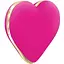 Вибратор Rianne S Heart Vibe 5.5 см фуксия - миниатюра 1