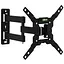 Настенный крепеж LCD/Plasma TV 15-42" Walfix R-351B цвет черный, до 20 кг, VESA: 200x200 мм, наклон: -10º ~ +3º, поворот: до 180 - миниатюра 1