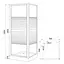 Душова кабіна Eger Frida 90x90 см з піддоном 599-151-15, другий, білий - мініатюра 9