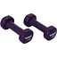 Гантели для фитнеса York Fitness виниловые круглые 2х1кг фиолетовый - миниатюра 1