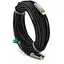 Кабель VEGGIEG HA-20 HDMI-HDMI 4K UHD, 20.0m, v2,0, OD-4.0mm, круглий, Black, коннектор Black-Metal, Box - мініатюра 1