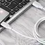 Кабель Proove Striped Silicone USB to Type-C (1m) white - мініатюра 2