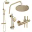 Душова система Rea Parot brushed gold з термостатом REA-P2323, Золотий - мініатюра 1