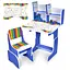 Дитяча Парта N 2071-11-4 синій, зі стільчиком - мініатюра 1
